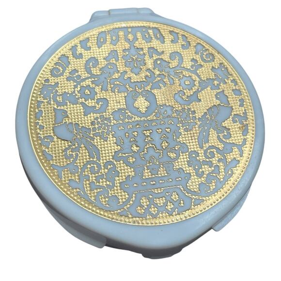 Revlon Love Pat Pressed Powder‎ Compact Vintage 1960s Mirror Rachel J78 Makeup - Picture 1 of 5